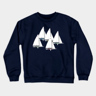 E Scow Sailboats Racing Crewneck Sweatshirt